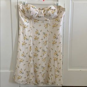 American Eagle Yellow Flower Sundress